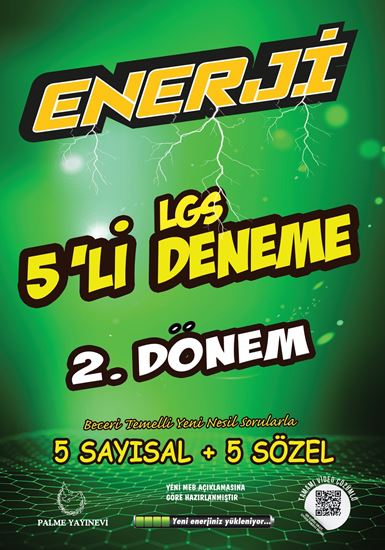 8. Sınıf LGS Enerji 2.Dönem 5 sayısal+5 sözel Deneme kapak görseli